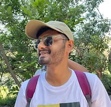 Portrait of a team member in the field